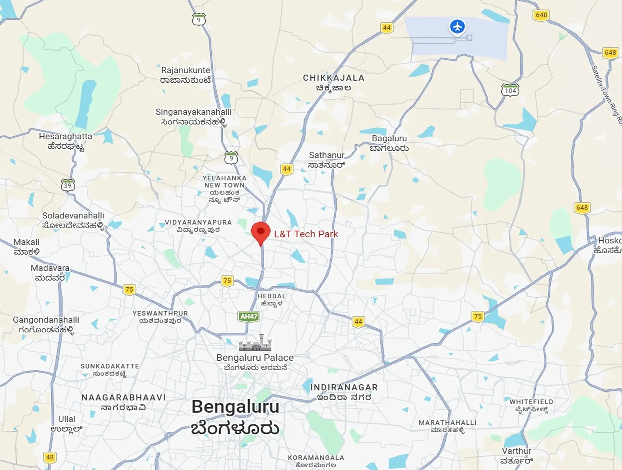Maps-Whitefield Bengaluru 4