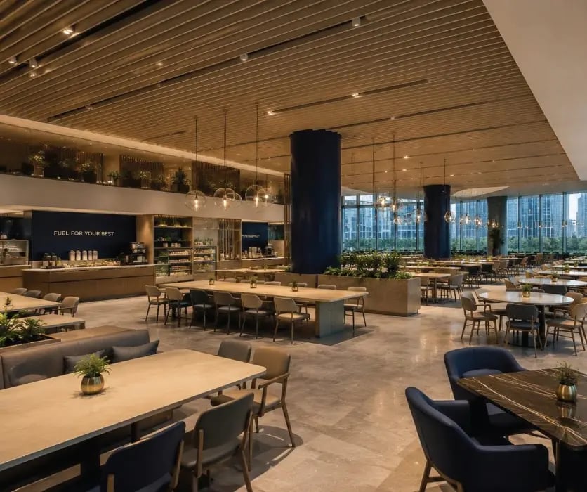 Full floor Cafeteria