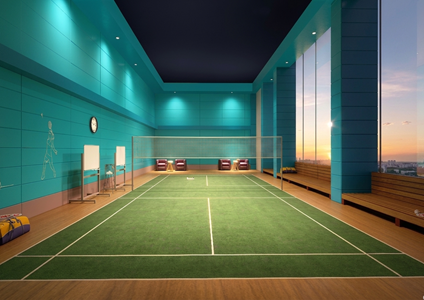 Badminton court desktop