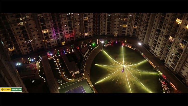 Celebrating Diwali at L&T Realty Raintree Boulevard