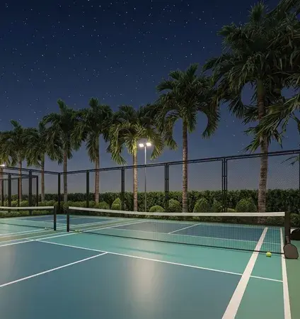 Pickleball court desktop