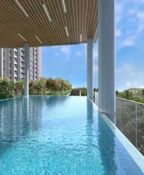 Semi Covered Sun and Shade Pool