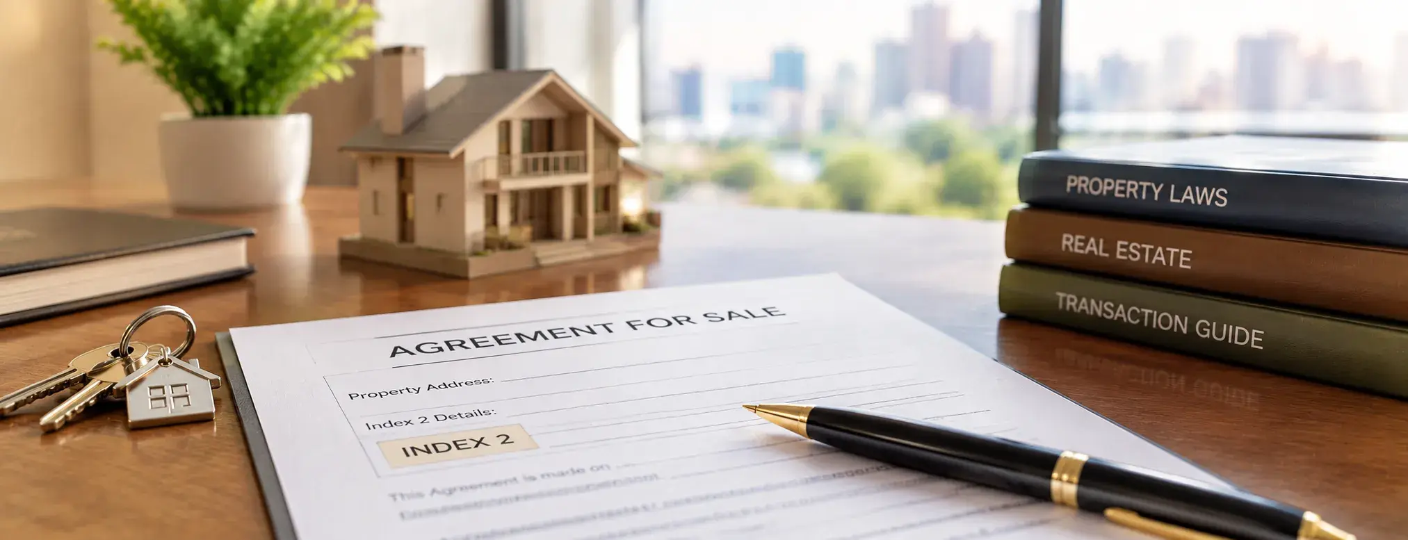 What is Index 2 in Agreement for Sale and Property Transaction